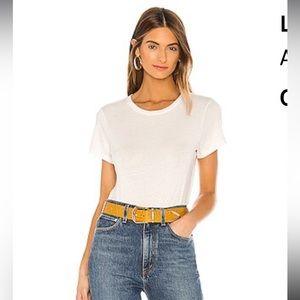 Agolde Linda tee. White, size M
